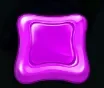 Pink square candy symbol